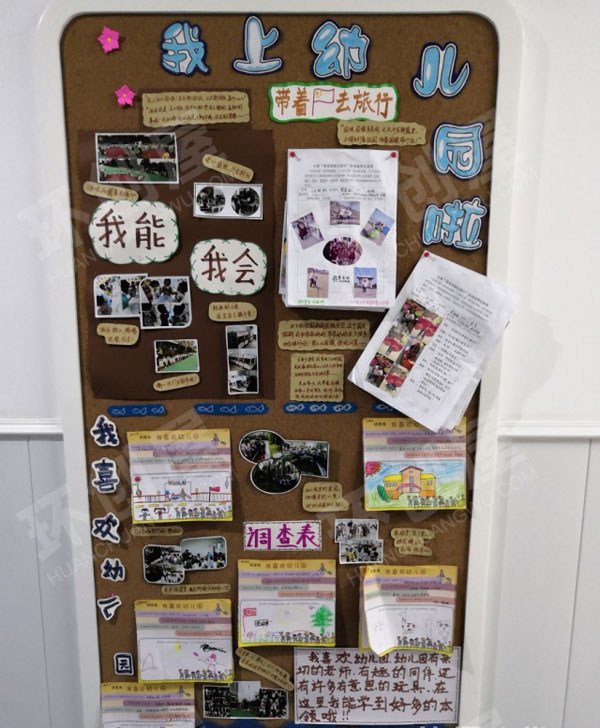 幼儿园环创我上幼儿园啦主题墙图片
