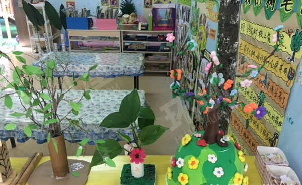 幼儿园大树的成长主题墙图片