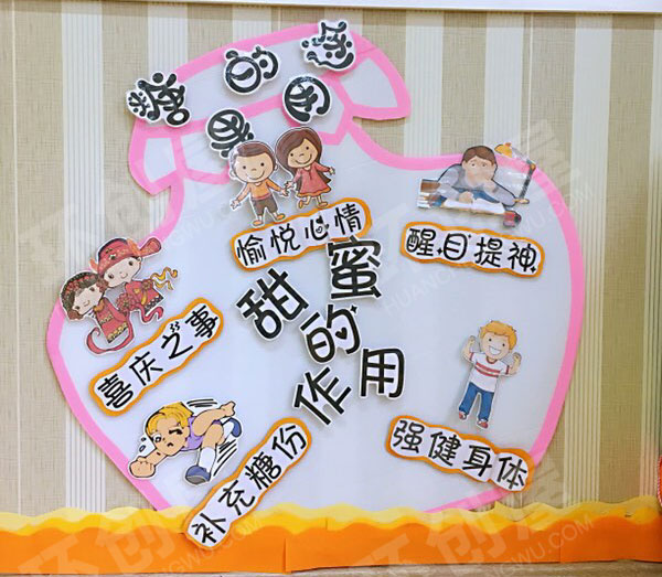 幼儿园糖果主题墙面布置图片