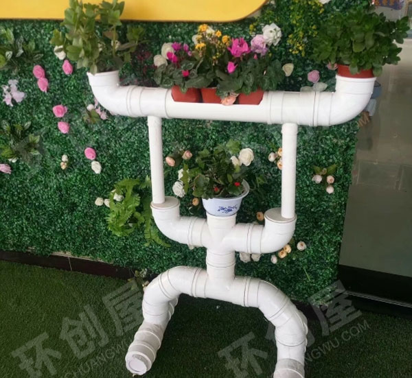 幼儿园户外废物利用创意植物角设置图片