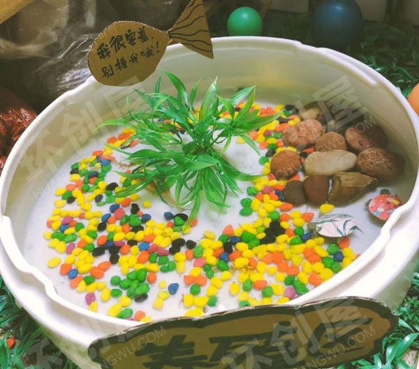 幼儿园户外走廊植物角图片