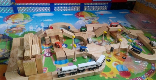 幼儿园建构区我是小小建筑师图片