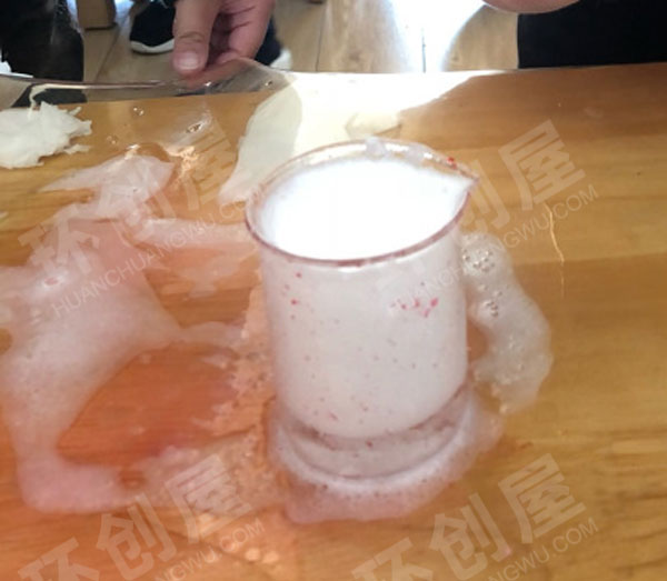 幼儿园科学区火山喷发小实验图片