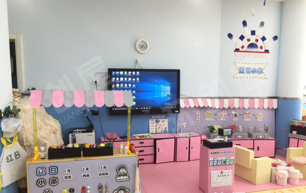 幼儿园环创角色游戏烧烤店图片