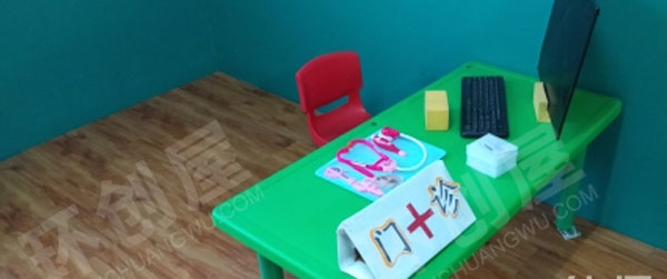 幼儿园角色游戏医院大概图图片