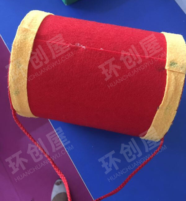 幼儿园表演区不织布手工艺品乐器图片