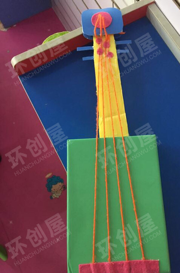 幼儿园表演区不织布手工艺品乐器图片