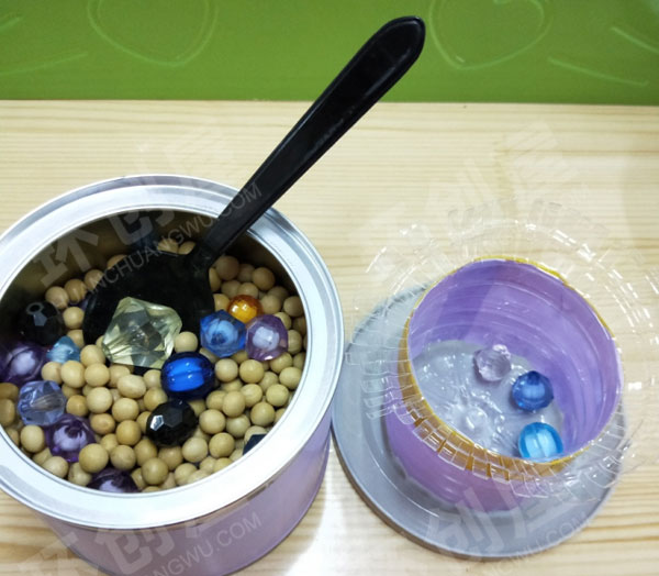 幼儿园益智区环创废物利用自制教玩具图片