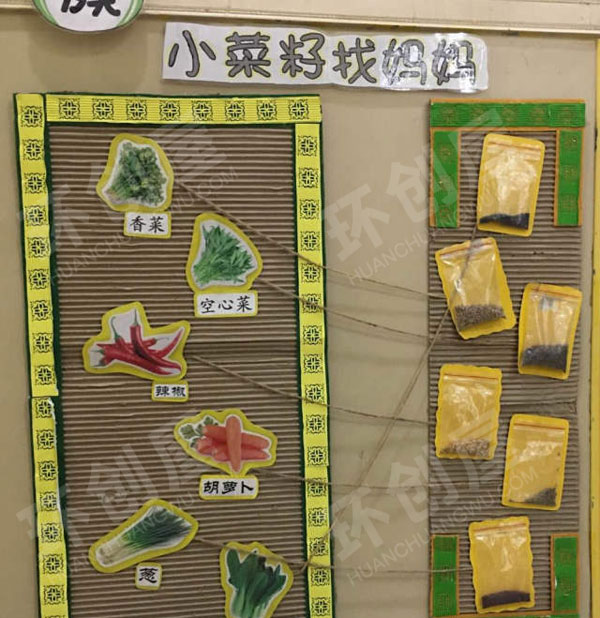 幼儿园蔬菜一族主题墙图片