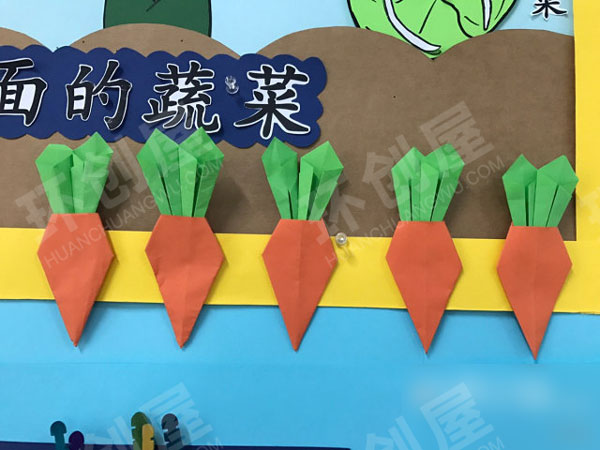 幼儿园好玩又有意思的蔬菜主题墙图片
