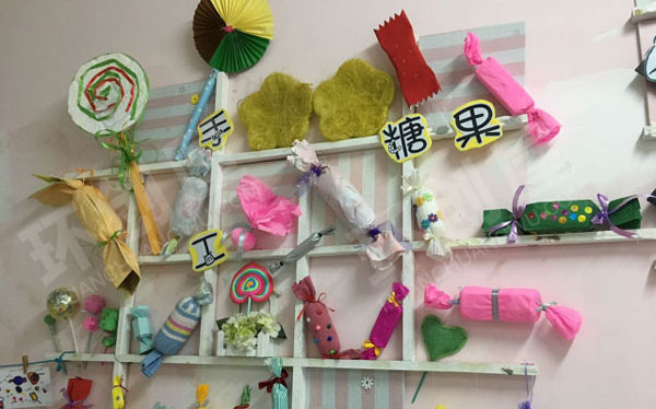 幼儿园甜甜蜜蜜小糖果墙面布置图片