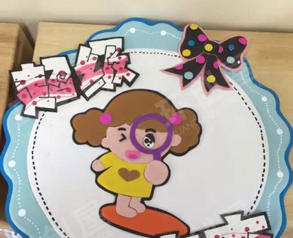 幼儿园卡通可爱小公主主题区域牌吊饰图片