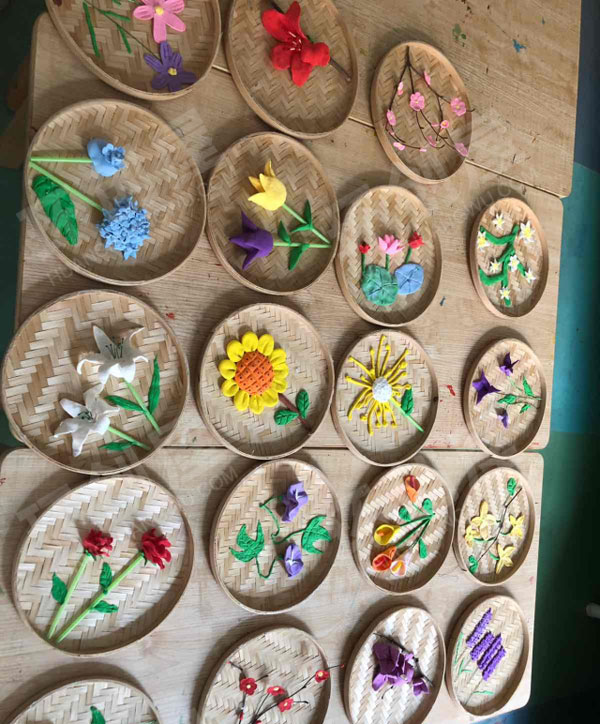 幼儿园各种花的吊饰图片