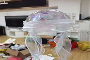 幼儿园自制水晶球挂饰图片