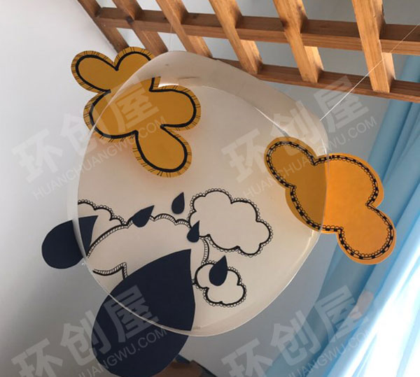 幼儿园手工立体卡通挂饰图片