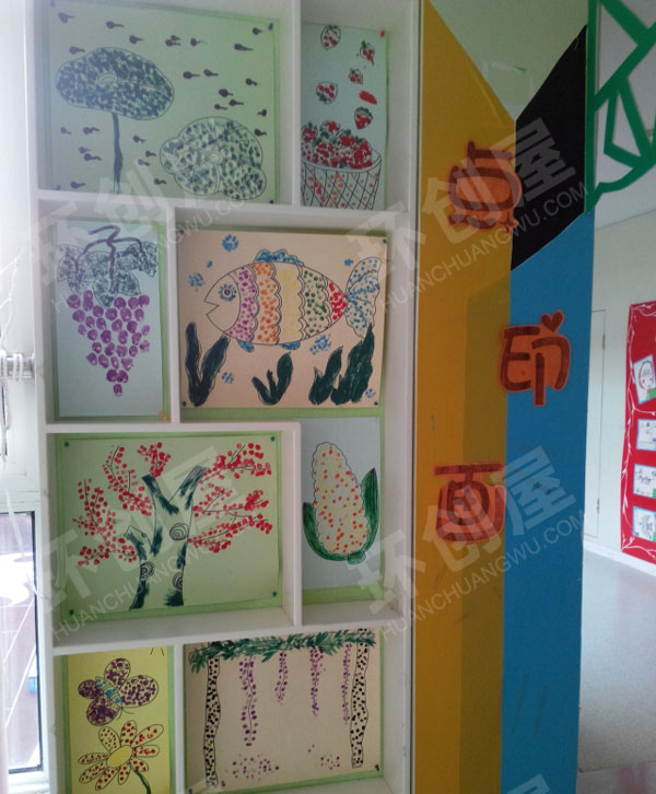 幼儿园各种好看的美术作品展示图片