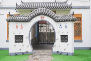 幼儿园户外中国古韵风墙面布置图片6张