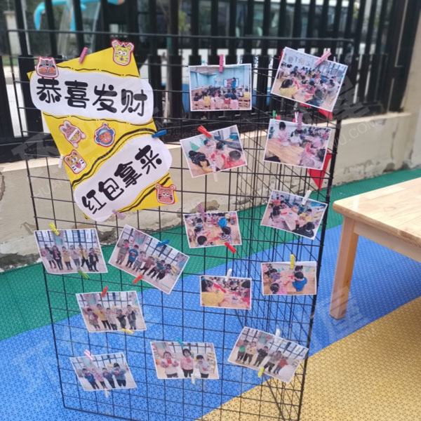 幼儿园户外新年手工游园会图片