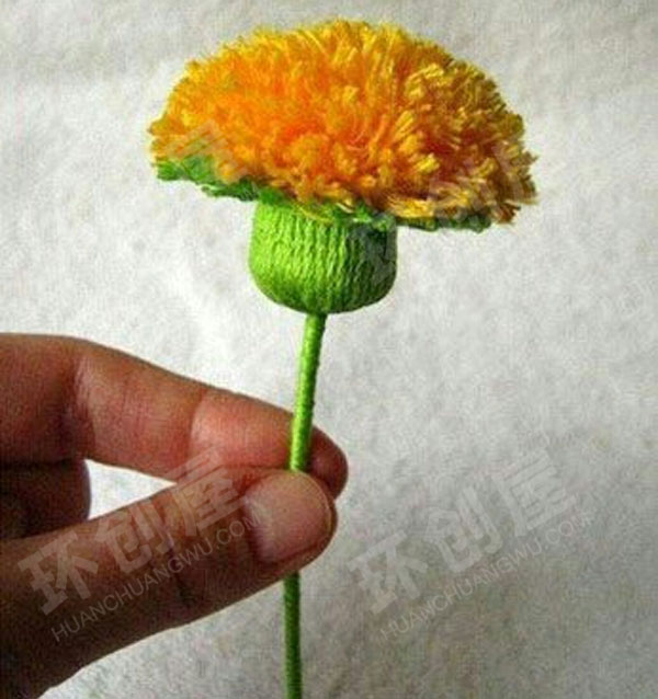 幼儿园美工区各类手工花制作图片