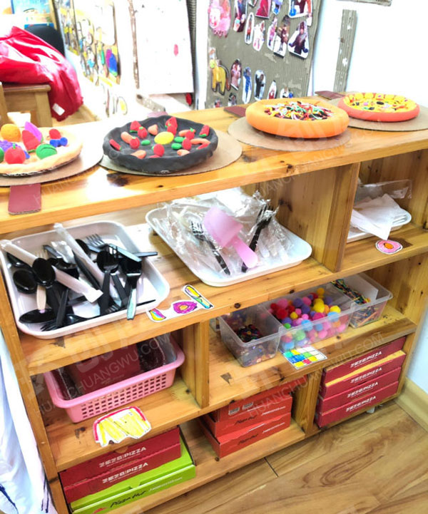 幼儿园角色游戏披萨的故事图片