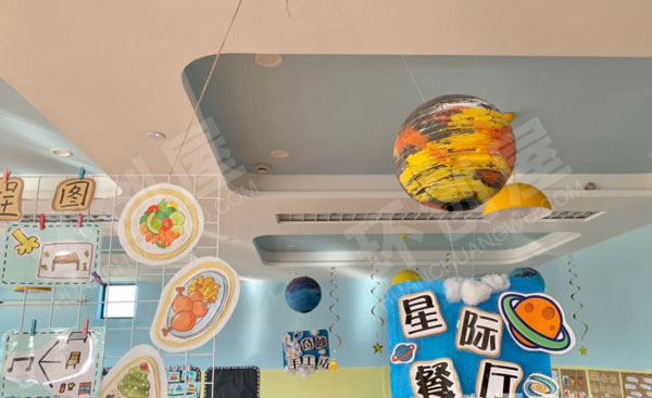幼儿园角色游戏星际餐厅小吃店图片