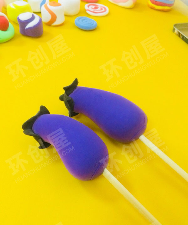 幼儿园角色游戏粘土烧烤店图片