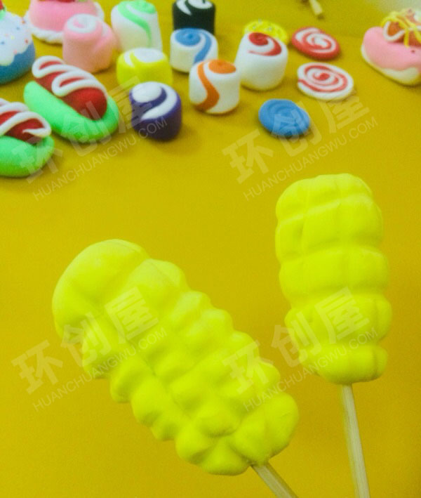 幼儿园角色游戏粘土烧烤店图片
