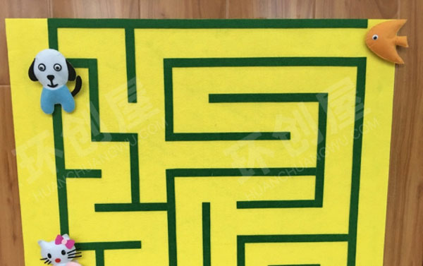 幼儿园益智区手工墙面玩具图片