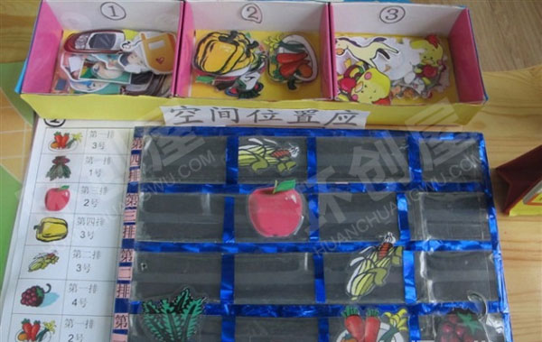 幼儿园益智区各种自制教学具图片