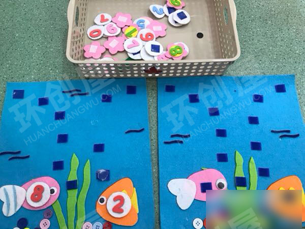 幼儿园益智区手工数学材料图片
