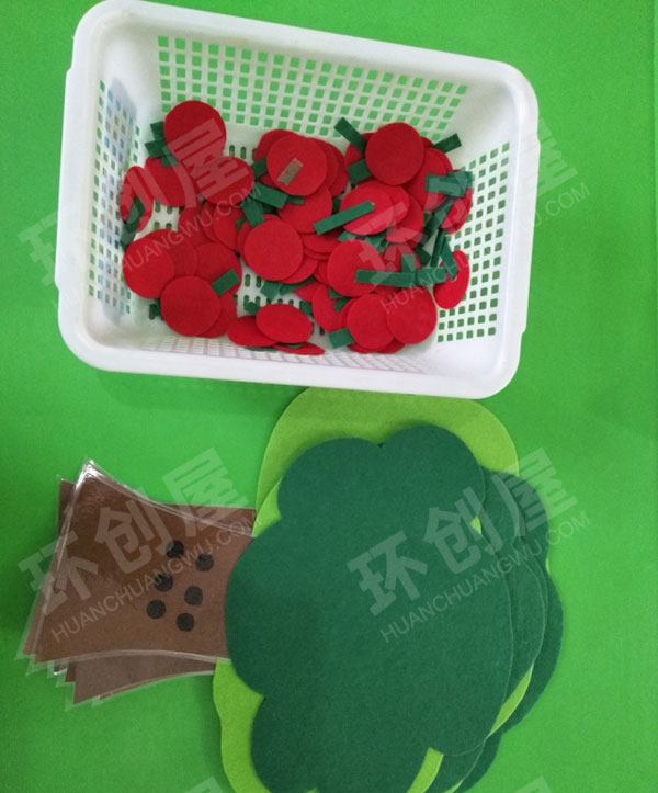 幼儿园益智区不织布手工教玩具图片