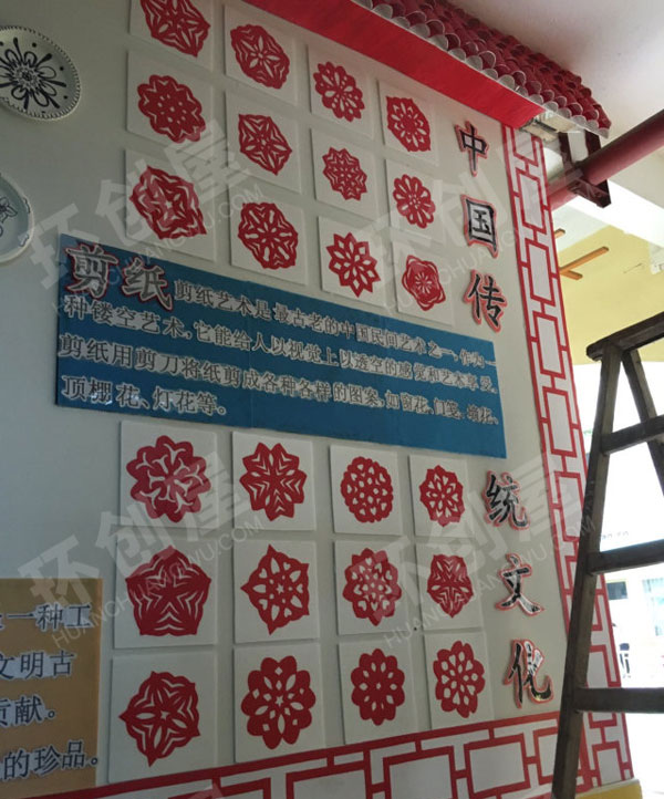 幼儿园中国传统文化主题墙图片