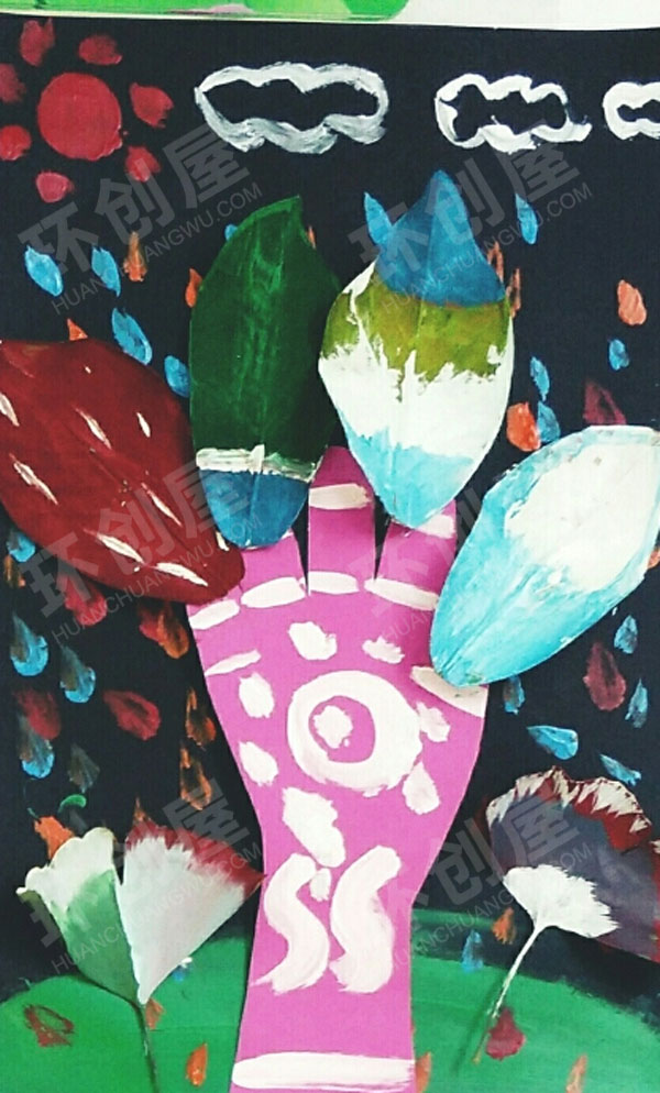 幼儿园秋天的奇妙树墙面布置图片