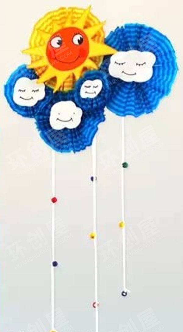 幼儿园春天主题太阳花吊饰图片