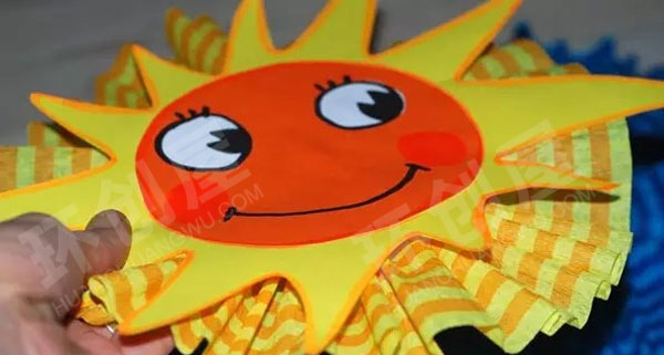 幼儿园春天主题太阳花吊饰图片