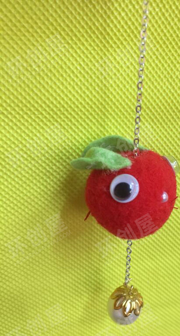 幼儿园毛线球卡通动物挂饰图片