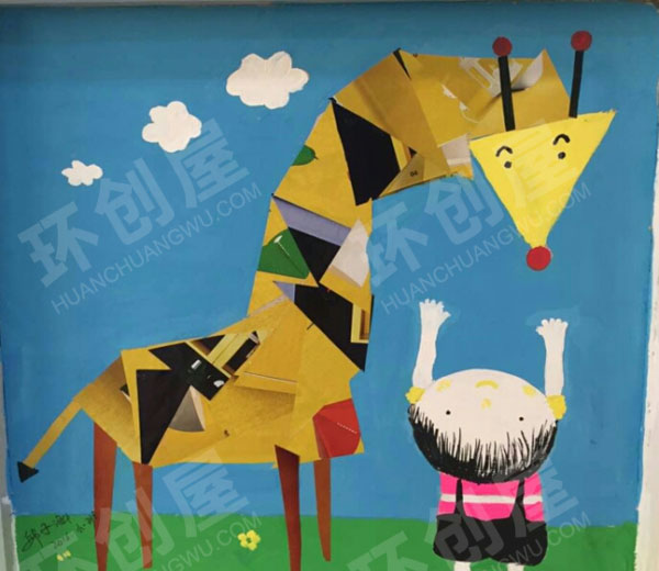 幼儿园纽扣手工制作作品展示图片