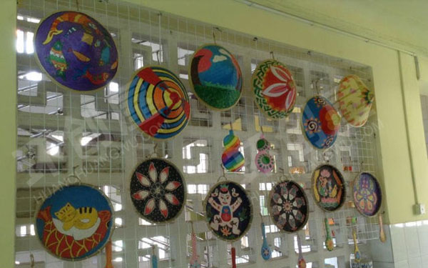 幼儿园各种中国风作品展示图片