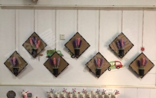 幼儿园手工折纸薰衣草作品展示图片