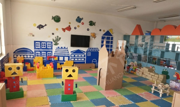 幼儿园建构区魔法城堡图片