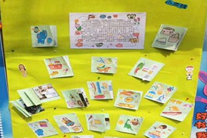 幼儿园阅读区读书日展板图片