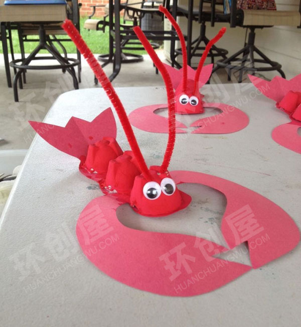 幼儿园美工区海洋系列DIY毛根图片