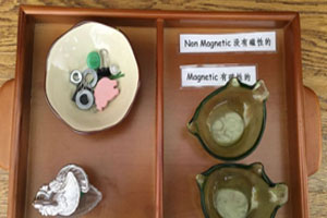 幼儿园科学区磁力实验图片7张