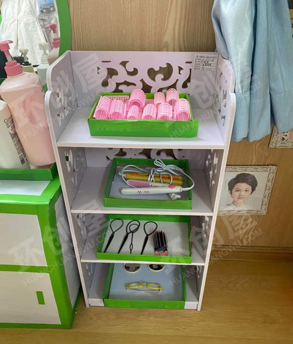 幼儿园角色游戏珊瑚国际沙龙理发店图片