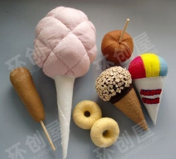 幼儿园角色游戏好吃的食物可爱甜点图片