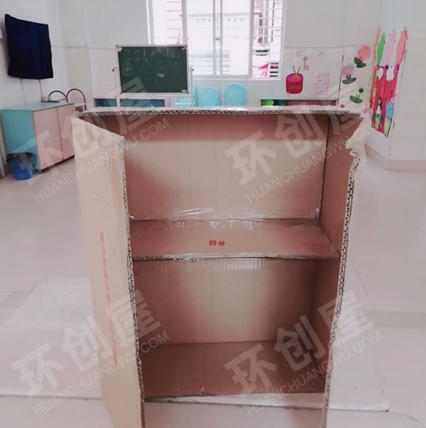 幼儿园角色游戏娃娃家废物利用自制各种家具图片