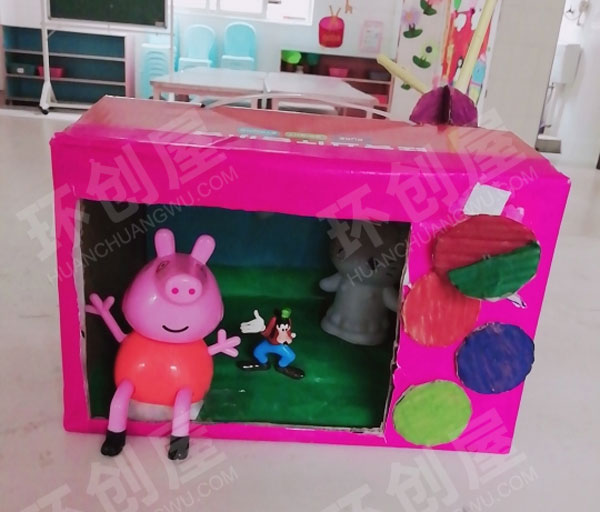 幼儿园角色游戏娃娃家废物利用自制各种家具图片
