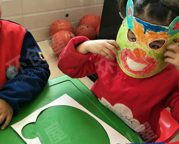 幼儿园自制表演区面具图片