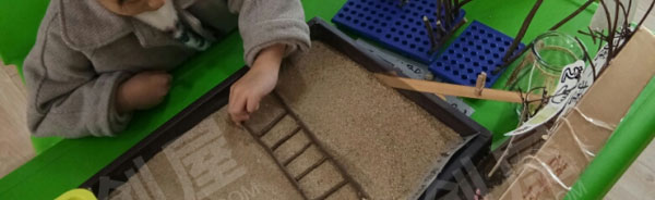 幼儿园益智区智慧沙图片