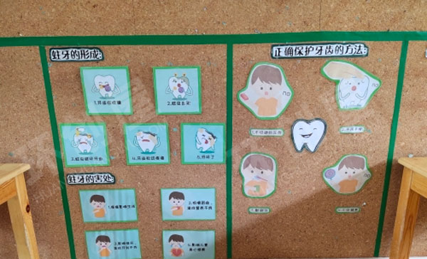幼儿园爱牙日主题墙图片